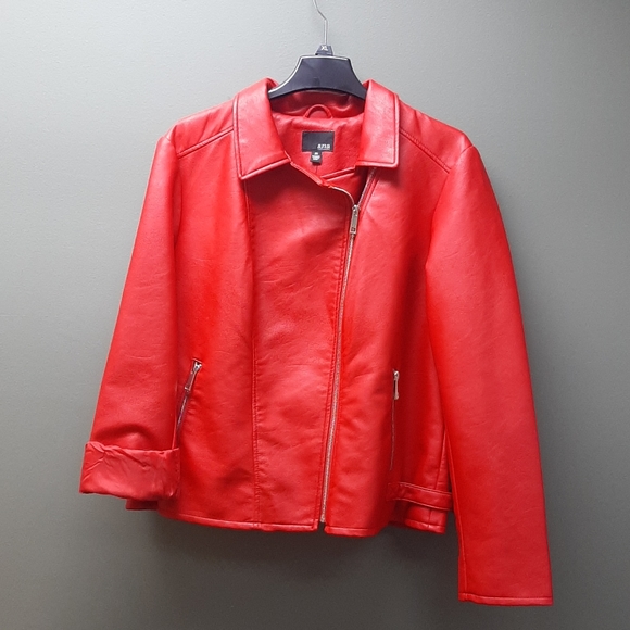 a.n.a Jackets & Blazers - A.N.A. Faux Leather Jacket